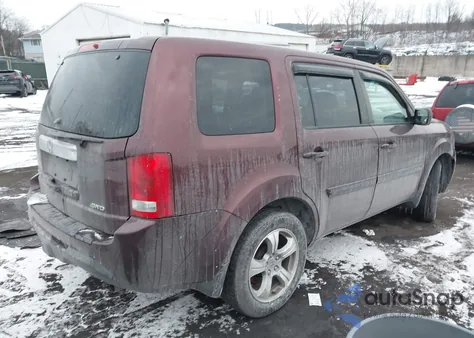 2013 Honda Pilot Ex-L из США, поврежденный, VIN 5FNYF4H5XDB081444